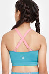 Zelocity Girls Sports Bra With Removable Padding - Biscay Bay — thumbnail 2